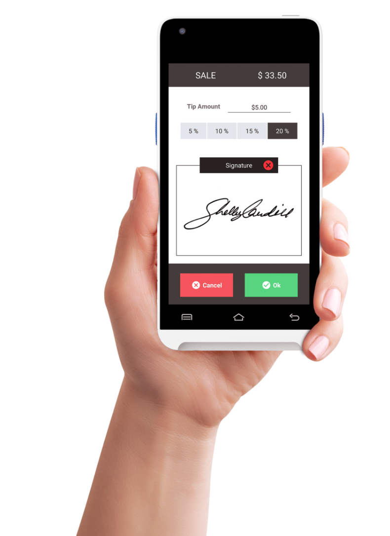 VP550E menu inventory dual pricing POS system