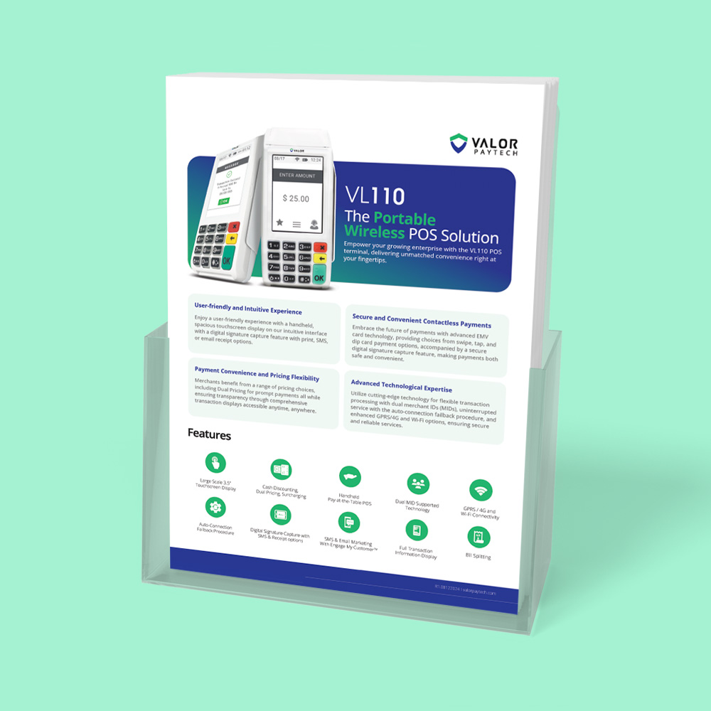 Valor VL110 POS Brochure Thumbnail