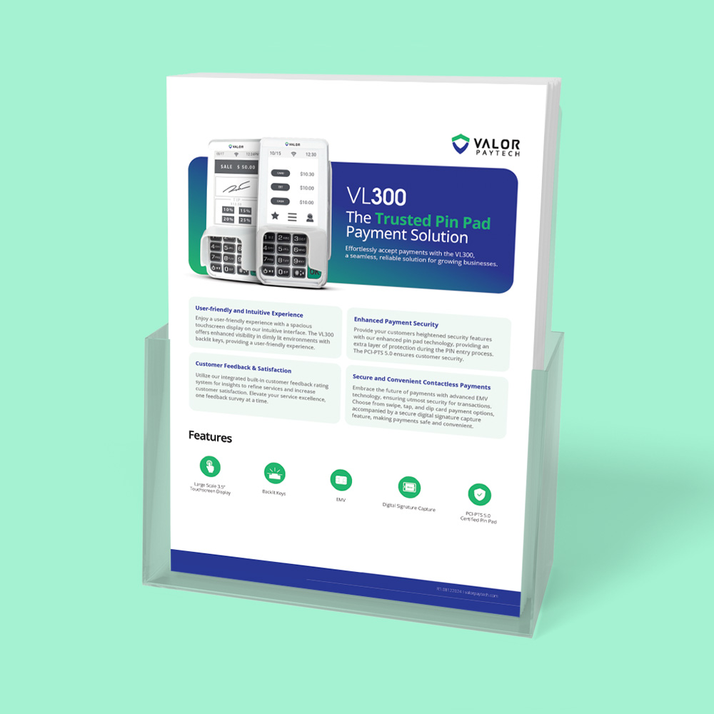 Valor VL300 POS Brochure Thumbnail