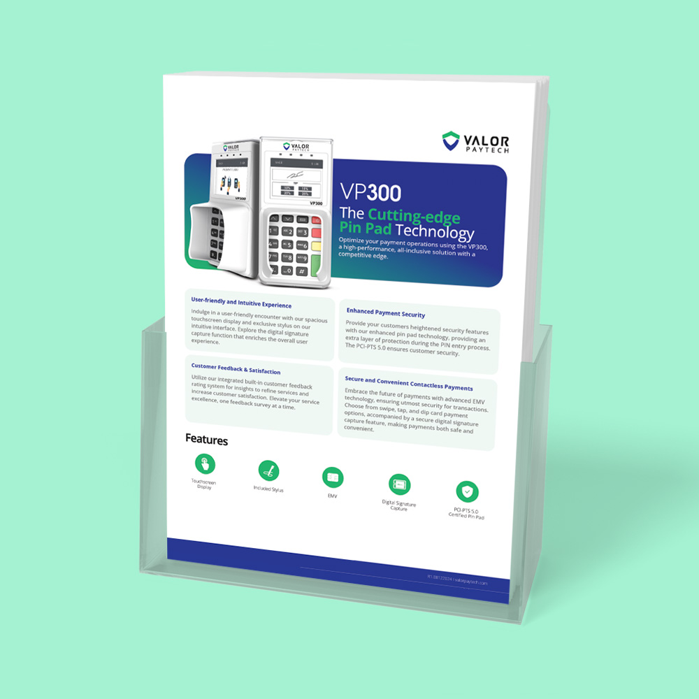 Valor VP300 POS Brochure Thumbnail