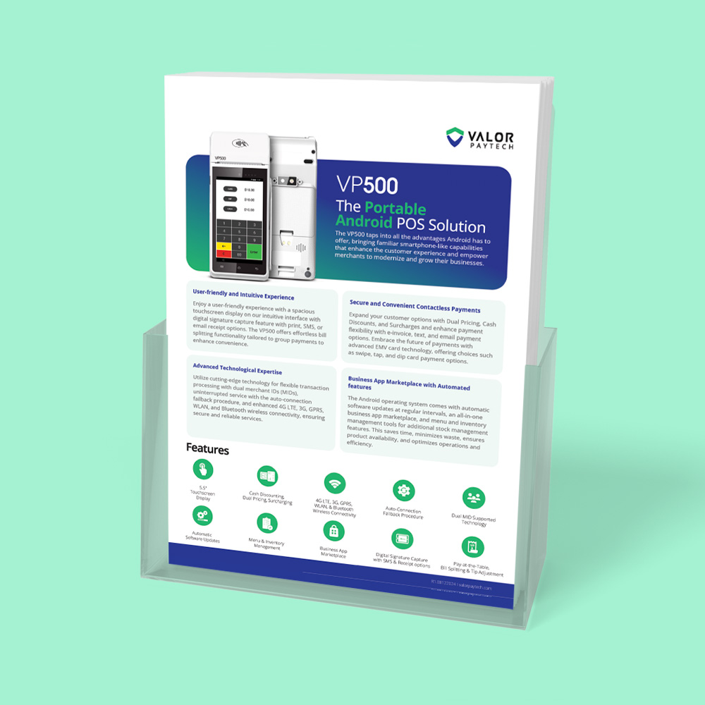 Valor VP500 POS - Brochure Thumbnail