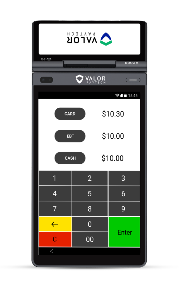 VP800 POS device