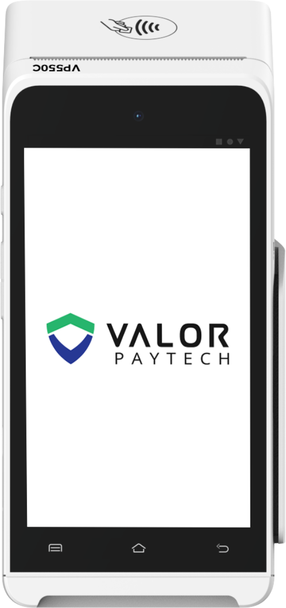 Valor VP550C smart POS with customer-facing display