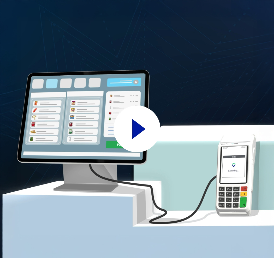 Learn how USB Semi-Integration works on Valor POS Terminal
