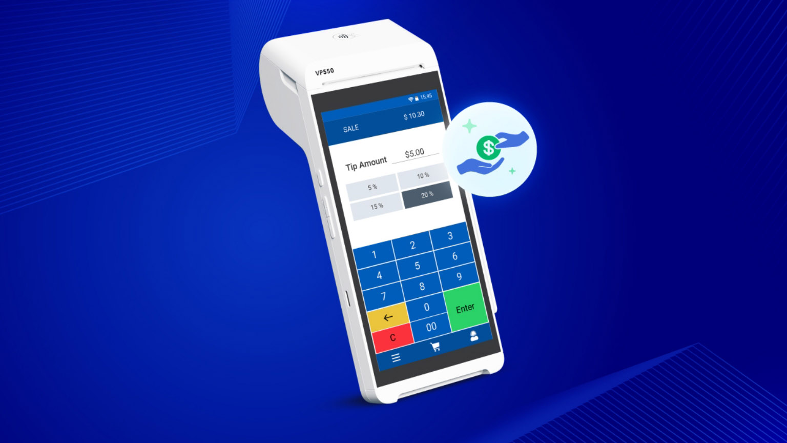 How smart tipping works on Valor PayTech payment terminals for faster, customer-friendly checkout